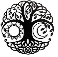 Maybe you would like to learn more about one of these? Buy Metal Tree Of Life Wall Decor Metal Wall Art Tree Sun Moon Combination Housewarming Gift Home Decoration Indoor And Outdoor Wall Hanging Sculpture 18 Inch Online In Indonesia B08xxd1dht
