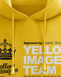 Free for personal and commercial use. Men S Hoodie Front View Hq Mockup In Apparel Mockups On Yellow Images Object Mockups