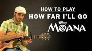 Just seven notes played one after the other and all on. How Far I Ll Go Disney Moana How To Play Beginner Guitar Lesson Youtube