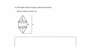 V = 4/3 x ꙥ x r 3. Hitunglah Volume Bangun Gabungan Berikut Ukuran Dalam Satuan Cm Tribun Padang