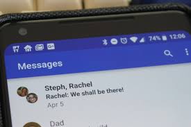 A list of options will appear on top of the screen. 5 Android Messages Features You Should Start Using Pcworld