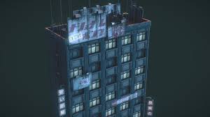 Dystopian Cyberpunk Skyscraper By Quaz30 Cyberpunk Dystopian Cyberpunk City