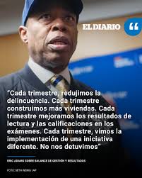 Eric Adams en Fordham Rd, El Bronx