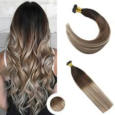 Extensions shop now naturally gorgeous remy hair extensions shop now brazilian 100% virgin hair. 22inch Flat Tip Human Hair Extensions Fusion Remy Hair Ombre Brown Blonde 50gr Ugeat Straightbu Brown To Blonde Human Hair Extensions 22 Inch Hair Extensions