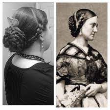 Pin By Kendle Sprecker On 19th Cen Hair Accessories Historical Hairstyles 1860s Hairstyles Victorian Hairstyles