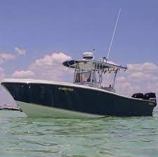 Mako 261 Center Console With Twin Motors Mako Boats Center Console Fishing Boats Offshore Fishing Boats