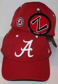 Zephyr Alabama Crimson Tide Red Dh Flex Fitted Hat Size M L By
