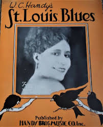 St Louis Blues SCARCE BILLY CORTEZ Cover Blackbirds of 1928 Sheet Music!