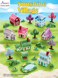 The goal is for these structures to serve as temporary interim housing for the elderly. Plastic Canvas Gift Designs Sunshine Village Plastic Canvas Pattern