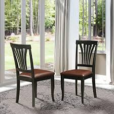 Maybe you would like to learn more about one of these? Buy East West Furniture Avon Modern Dining Chairs Faux Leather Seat And Black Finish Hardwood Frame Dining Chair Set Of 2 Online In Turkey B00tv45oum