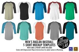 Men S Raglan Mockup Templates Psd Ai Clothing Mockup Mens Raglan Shirt Mockup