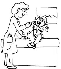 Woman Doctor Coloring Pages