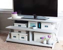 Save on painted tv stands. From Dark To Light A Painted Tv Stand Makeover Using Chalk Paint