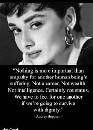 Empathy and compassion in human relationships for survival with dignity