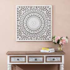 Wall Accents You Ll Love In 2020 Wayfair Floral Wall Decor Medallion Wall Decor Floral Wall