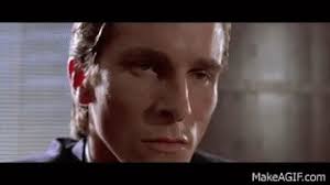If you've worked in an office, you know… the business card means everything. American Psycho Business Card Scene On Make A Gif