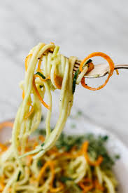 Maybe you would like to learn more about one of these? Carrot And Zucchini Pasta With Avocado Cucumber Sauce