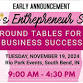 Early Bird VENDOR & REGISTRATION Women Entrepreneur Summit 2024