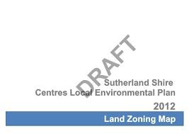 You can view zoning maps and determine the zoning classification of a property. Land Zoning Map Sutherland Shire Council