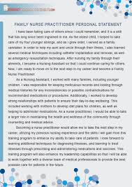 Nurse Practitioner Personal Statement For All Nurse Specializations