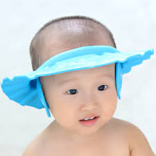 Make bath time a little less teary! Baby Bath Cap Online