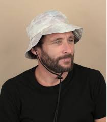 Black cotton cord Bucket hat