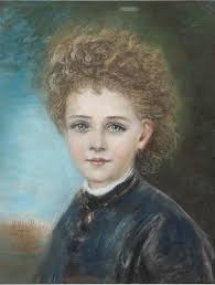 HENRIETTA AUGUSTA LOUISA CORKRAN (1841-1911). PORTRAIT OF VIOLET SPENCER-CHURCHILL  (1864-1941). Art