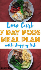 Eating healthy means meeting your body's need for essential nutrients. 7 Day Low Carb Pcos Meal Plan For Beginners My Pcos Kitchen