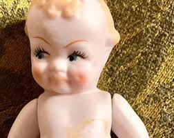 Antique Rosie Oneill Signed All Bisque Jointed 5” Kewpie Excellent  Condition