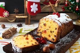 Fruit cakes are a christmas tradition. Desktop Wallpapers Christmas Raisin Pound Cake Powdered Sugar Food