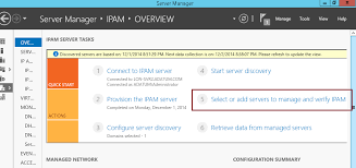 Step By Step Implementing Configuring Ipam In Windows Server 2012 R2 Just A Random Microsoft Server Client Tech Info