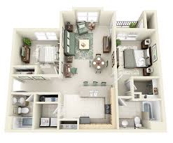 Plus, a 2 bedroom house plan offers the perfect compromise between comfortable living space and modest home maintenance requirements. 50 Two 2 Bedroom Apartment House Plans Architecture Design