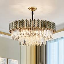Be the first to review two tier black and gold chandelier cancel reply. Crystal Prism 3 Layers Suspension Pendant Modern 9 Lights Black And Gold Chandelier Lighting Fixture Beautifulhalo Com