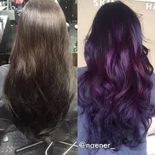 How To Dye Your Hair Purple Without Bleach There Are 2 Options To Dye Your Hair Purple Without Bleach Tempor Hair Color Purple Hair Styles Temporary Hair Dye
