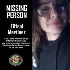 UPDATE: As of 4 p.m. Sunday, December 3, The Fargo Police Department can  confirm Tiffani has been located and is safe.‼️ The #FargoPD is seeking the  public's assistance in locating Tiffani Martinez,