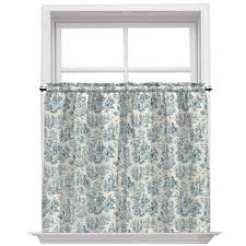toile kitchen curtains for window