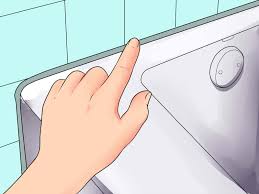 how to seal around a basin or bathtub
