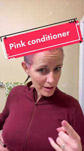 Pink hair with @davinesnorthamerica Alchemic Creative Conditioner in  Pink#greyhair #greyhairdontcare #grayhair #grayhairdontcare  #greyhairtransition