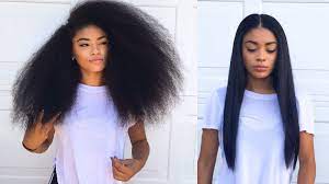 Curly To Straight Hair Tutorial Updated How To Get Rid Of Frizzy Ends Jasmeannnn Hair Tips Video Curly To Straight Hair Curly Hair Styles
