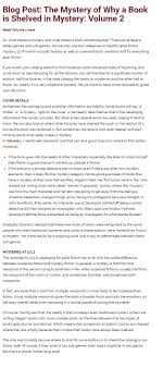 The Mystery Of Why A Book Is Shelved In Mystery Volume 2 Informative Essay Essay Topics Controversial Topics