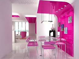 Pink Interior Decorating Ideas Pink Dining Rooms Pink Furniture Pink Interiors Design