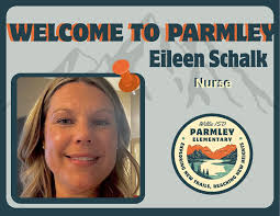 💙 Welcome to Parmley, Nurse Eileen! 💙 Please help us give a warm Wildkat  welcome to Eileen Schalk, our new school nurse! Nurse Eileen brings both  experience and heart to her role,