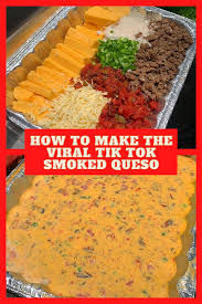 How To Make The Viral Tiktok Smoked Queso Dip The Katherine Chronicles Recipe Smoked Food Recipes Pellet Grill Recipes Grilled Appetizers