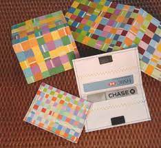 This leather credit card holder pattern will help you in creating the easiest and quickest diy card holder that can be given as gifts. Make A Woven Paint Chip Credit Card Holder Dollar Store Crafts