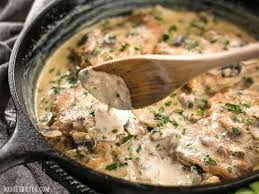 What makes this recipe a winner, is the fact that it the parmesan cheese melts into the sauce with the chicken juices and the buttery glazed mushrooms. Creamy Garlic Mushroom Chicken Step By Step Photos Budget Bytes