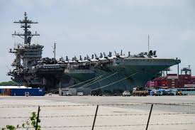 USS Abraham Lincoln aporta após 9 meses no mar; veja fotos de hoje - 03/09/2026 - Imagens do Dia