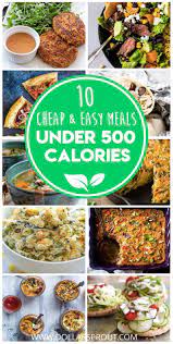 8 Ways To Meal Prep On A Budget When Money Is Tight Meals Under 500 Calories 500 Calorie Meals Dinners Under 500 Calories