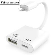 Adapters convert the output of one device to the input of another, they adapt to different ports for diverse devices, hence their name. Lightning To Usb Camera Adapter With Charging Port For Iphone 12 11 X 8 7 Ipad Support Card Reader Usb Flash Drive Mouse Keyboard Hubs Midi Walmart Com Walmart Com