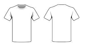 White T Shirt T Shirt Design Template Shirt Sketch Plain White T Shirt