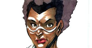 The Idol-Head of Diabolu, a Martian Manhunter blog: 2012 Kishana Lewis  Comicpalooza Commission by Chris Foreman